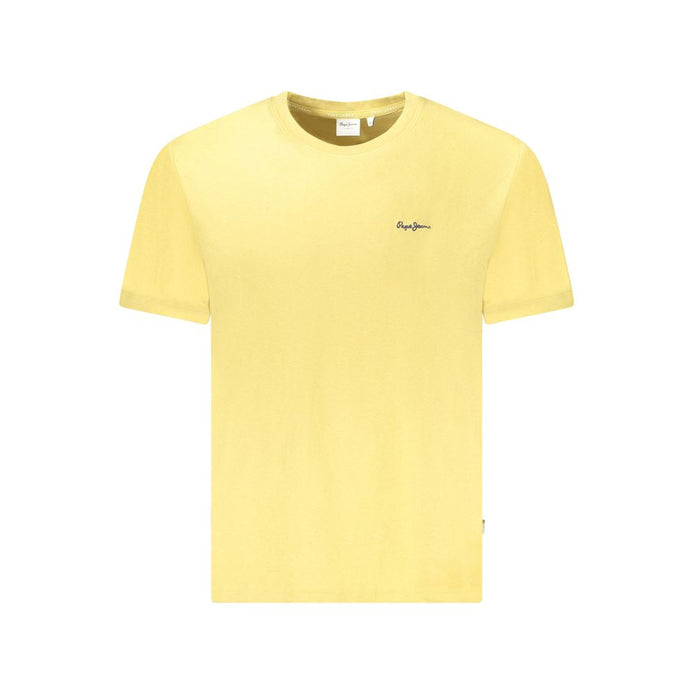 Pepe Jeans Yellow Cotton Men T-Shirt Pepe Jeans
