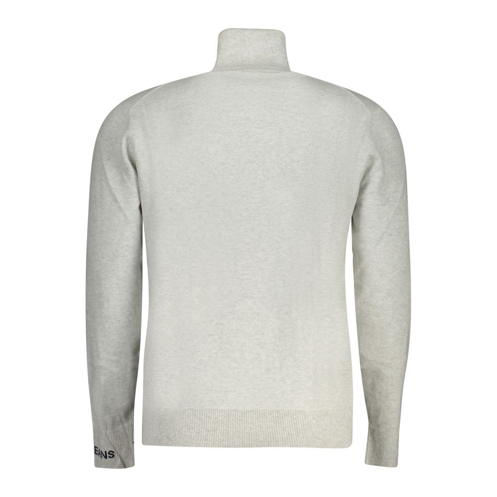 Pepe Jeans Grigio Cotton Men Sweater Pepe Jeans