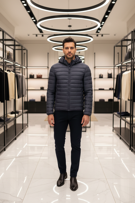 Cavalli Class Blu Polyester Men's Jacket