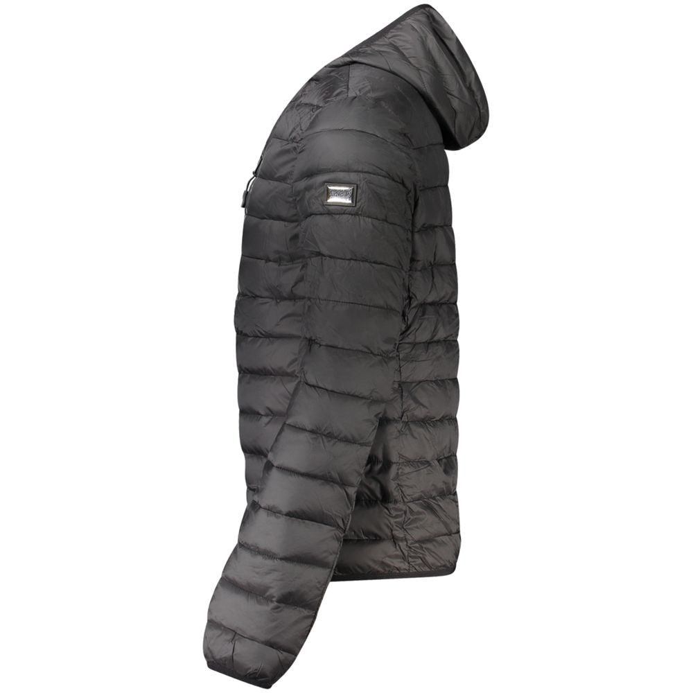 Cavalli Class Black Polyester Men's Jacket Cavalli Class