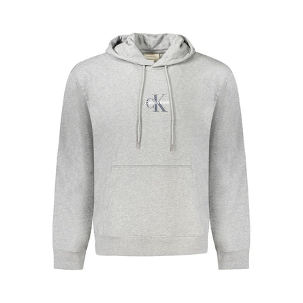 Calvin Klein "Grigio Cotton Men's Sweatshirt with Hood" Calvin Klein