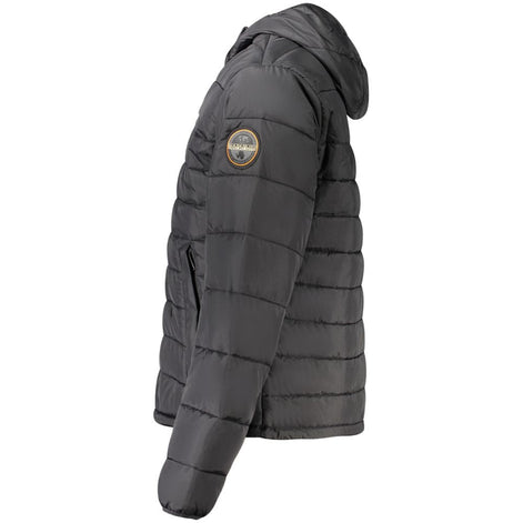 Napapijri Black Poliammide Men's Jacket Napapijri