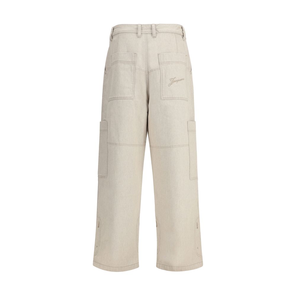 Jacquemus Beige Cotton Jeans Denim Jacquemus
