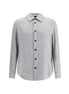 ZEGNA Gray Cashmere Dress Shirt ZEGNA