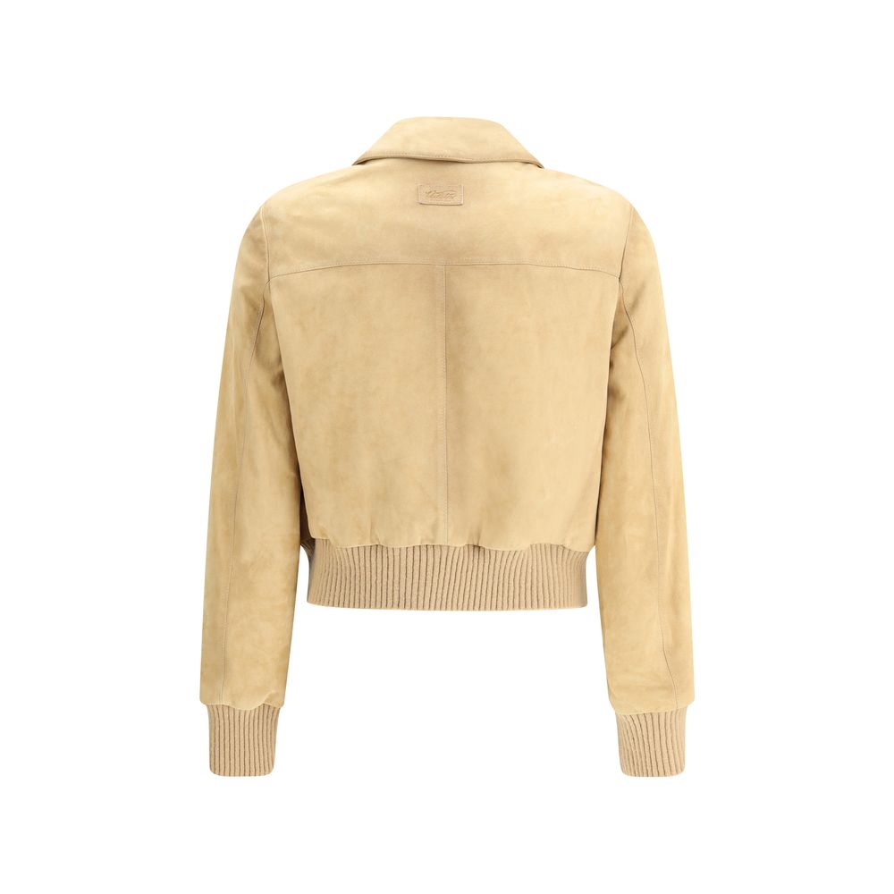 Valstar Beige Leather Jacket Valstar