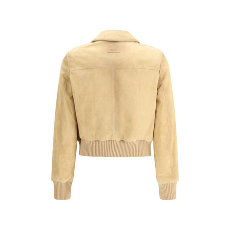 Valstar Beige Leather Jacket Valstar