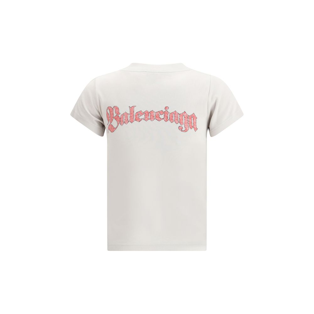 Balenciaga White Cotton T-Shirt Balenciaga