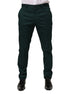 Dolce & Gabbana Green Cotton Formal Dress Men Trouser Pants Dolce & Gabbana