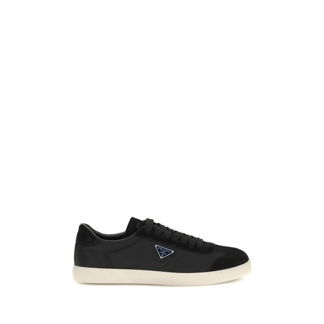 Prada Black Polyamide Low Top Sneakers Prada