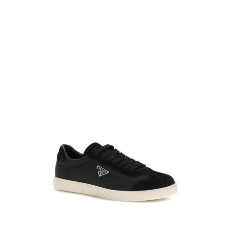 Prada Black Polyamide Low Top Sneakers Prada