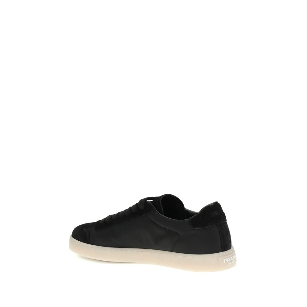 Prada Black Polyamide Low Top Sneakers Prada