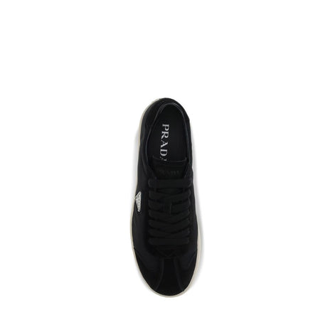 Prada Black Polyamide Low Top Sneakers Prada