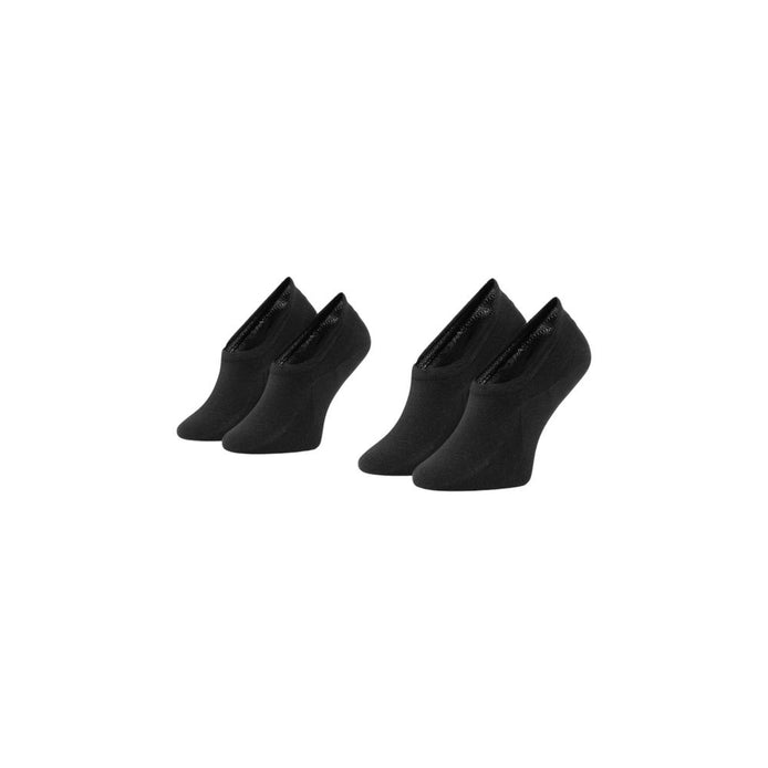 Tommy Hilfiger Black Cotton Socks Tommy Hilfiger