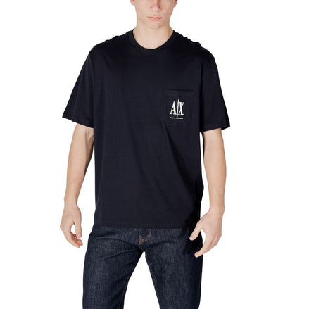 Armani Exchange Blue Cotton Sportswear Armani Exchange