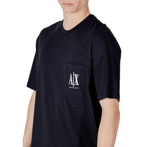 Armani Exchange Blue Cotton Sportswear Armani Exchange