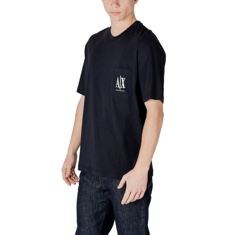 Armani Exchange Blue Cotton Sportswear Armani Exchange