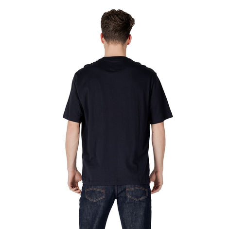 Armani Exchange Blue Cotton Sportswear Armani Exchange
