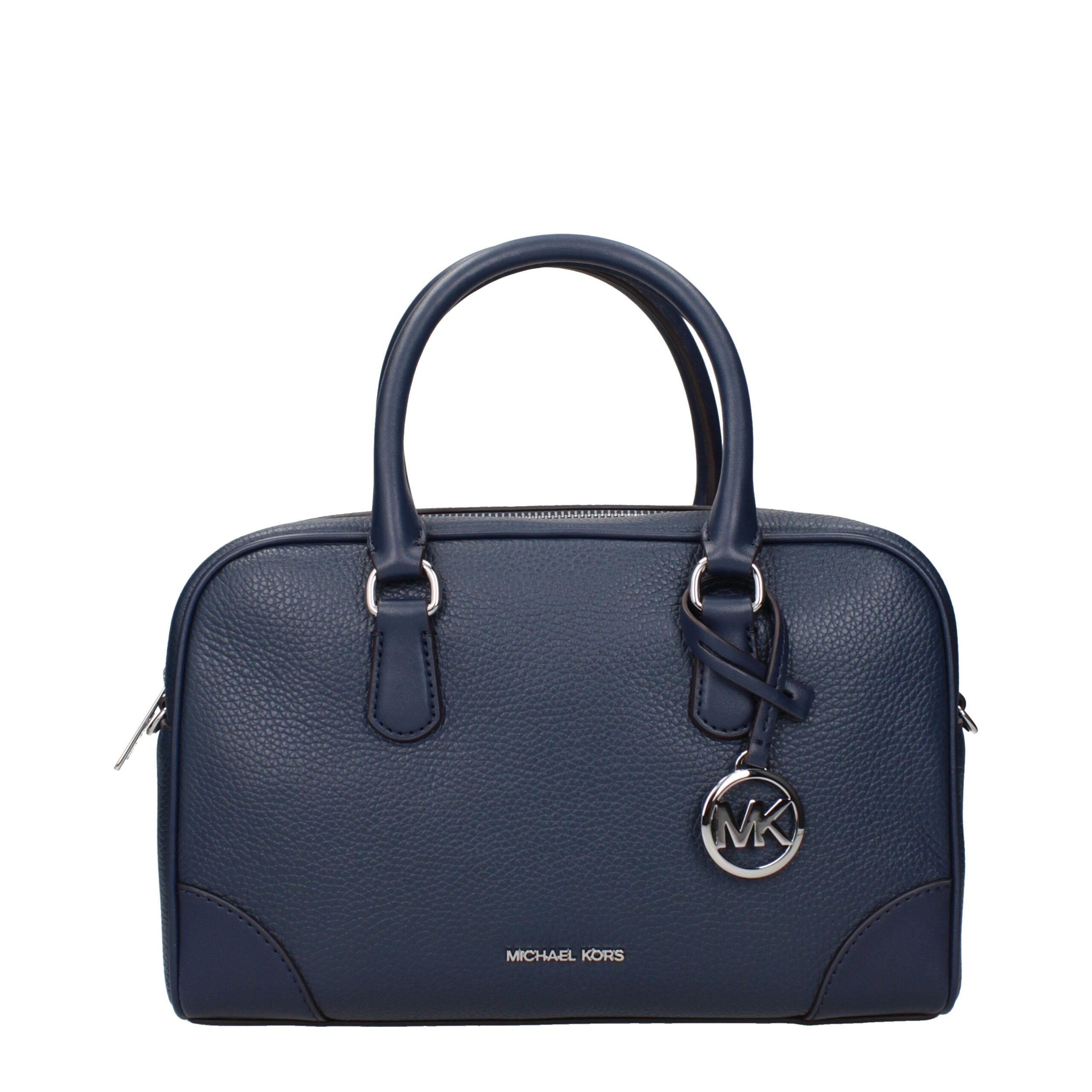 Michael Kors Blue Leather Handbag Michael Kors