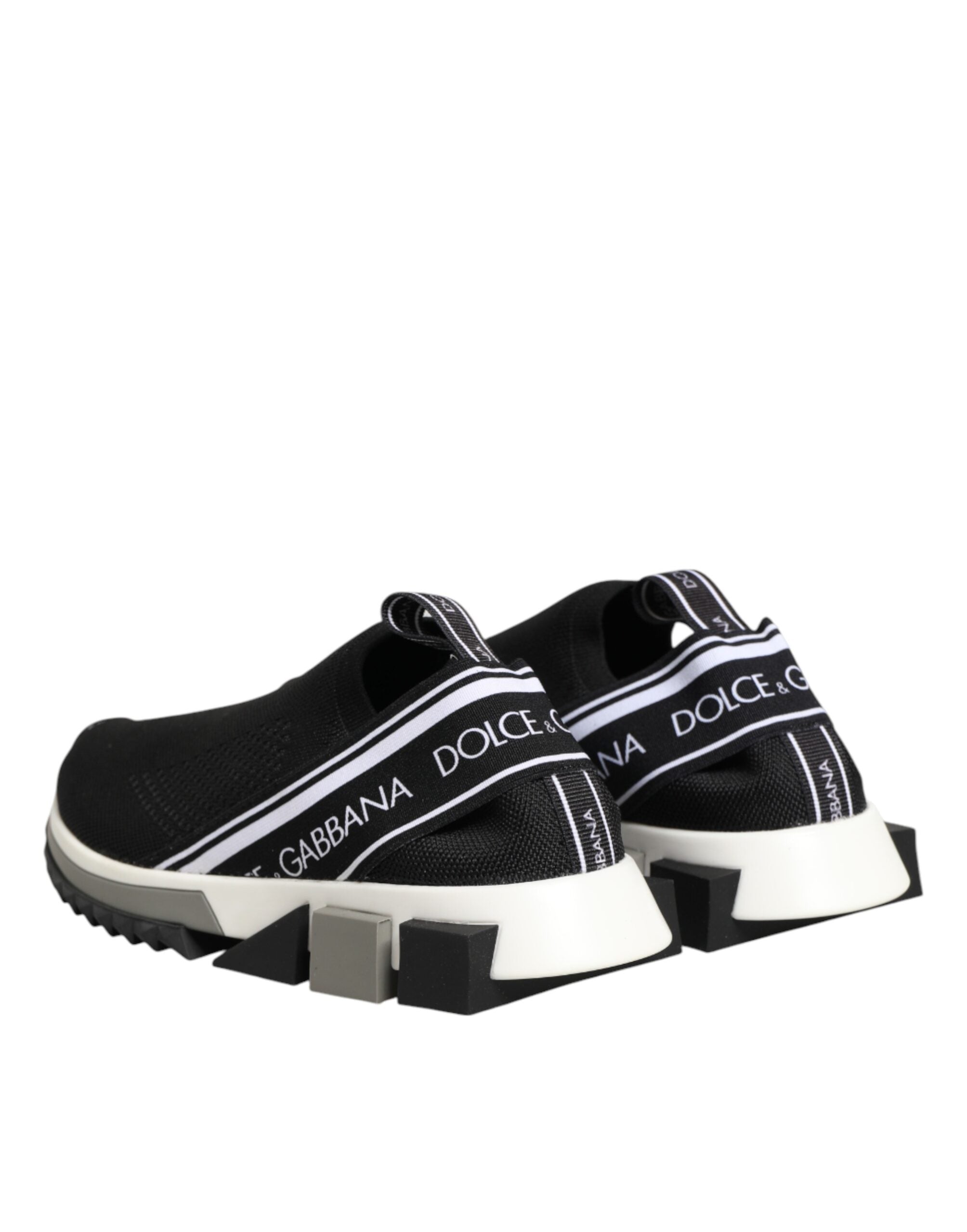 Dolce & Gabbana Black Slip On Sorrento Low Top Sneakers Shoes Dolce & Gabbana