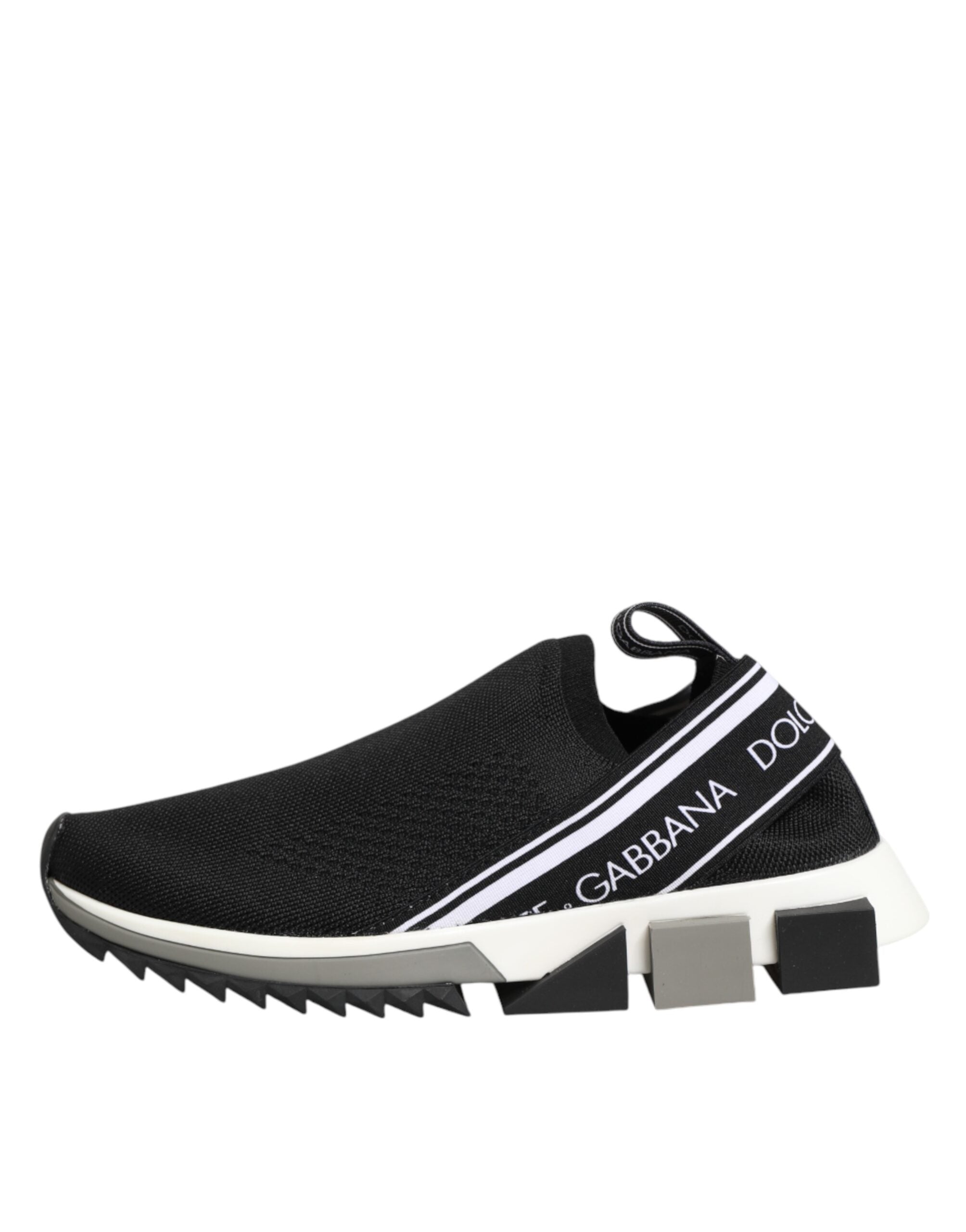 Dolce & Gabbana Black Slip On Sorrento Low Top Sneakers Shoes Dolce & Gabbana