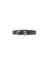 Valentino Garavani Black Calf Leather Bos Taurus Bracelet Valentino Garavani