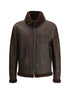 Valstar Brown Calf Leather Bos Taurus Coat Valstar