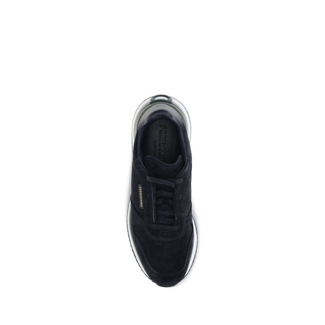 Ferragamo Blue Rubber Athletic Sneakers Ferragamo