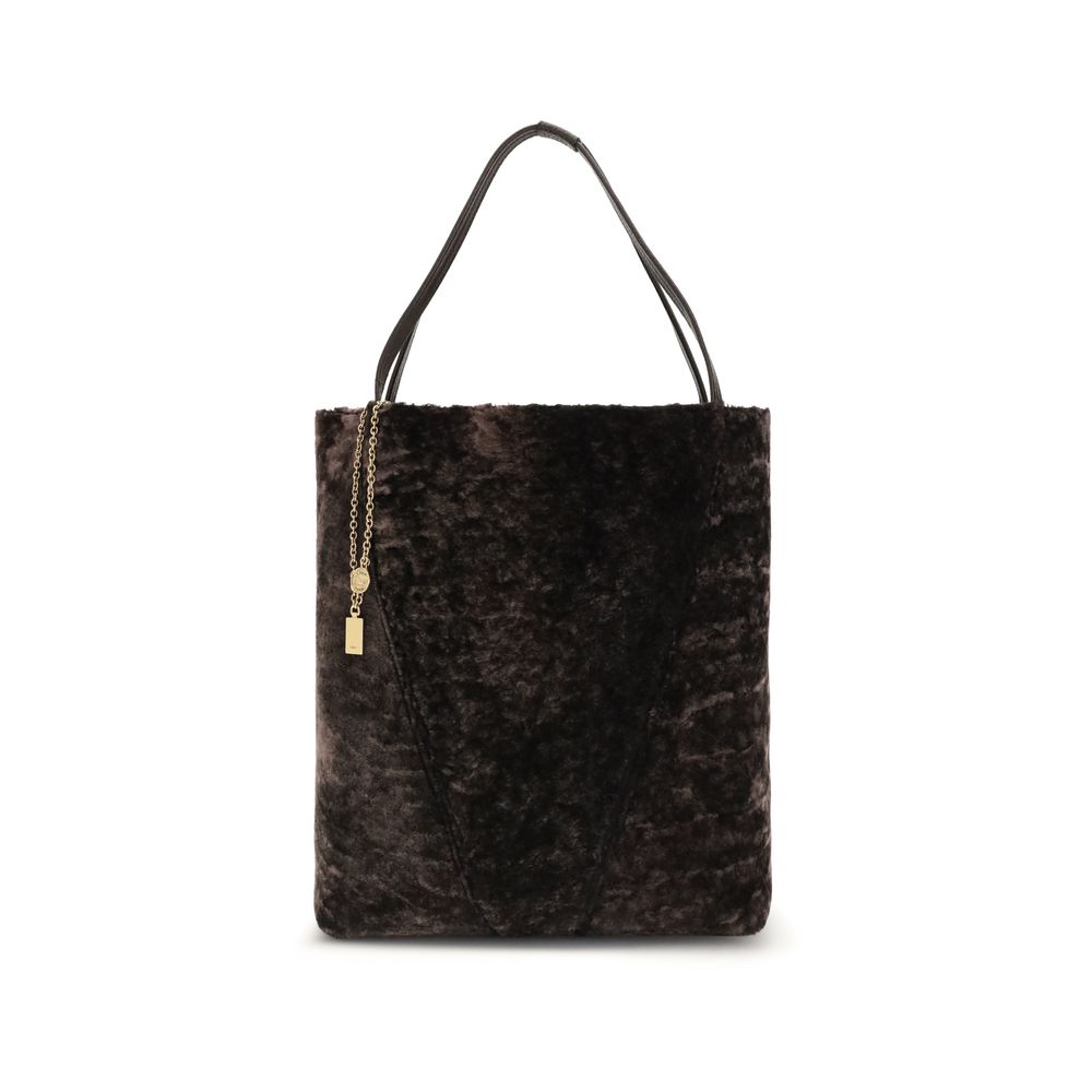 Chloé Brown Fur Shoulder Bag Chloé