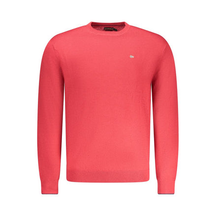Napapijri Red Merino Wool Men Sweater Napapijri