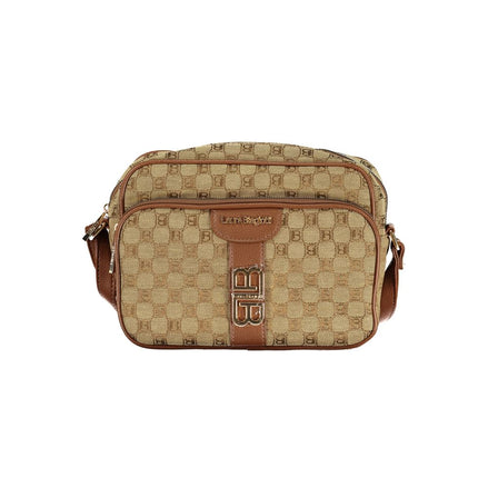Laura Biagiotti Beige Polyester Women Handbag Laura Biagiotti
