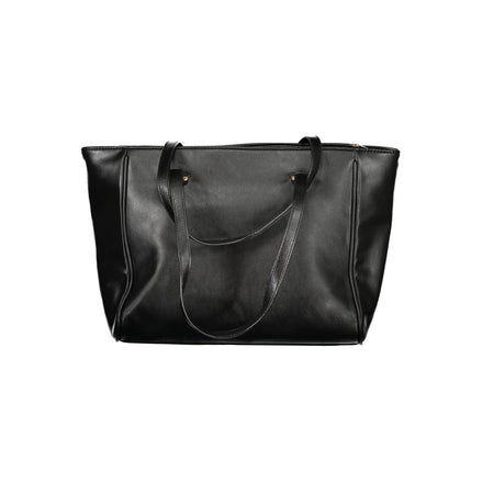 Laura Biagiotti Black PVC Women Handbag Laura Biagiotti