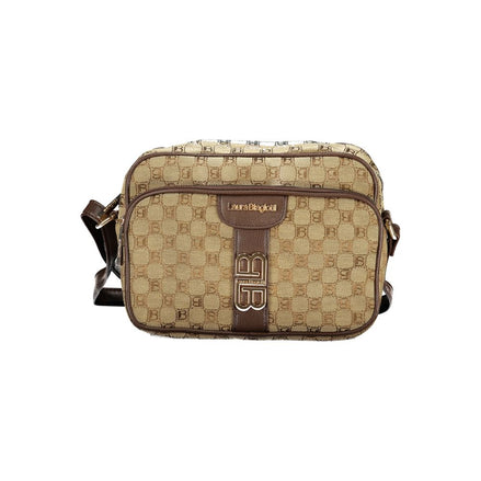 Laura Biagiotti Beige Polyester Women Handbag Laura Biagiotti