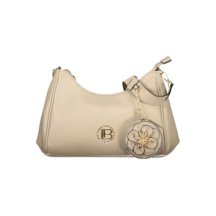 Laura Biagiotti Beige PVC Women Handbag Laura Biagiotti