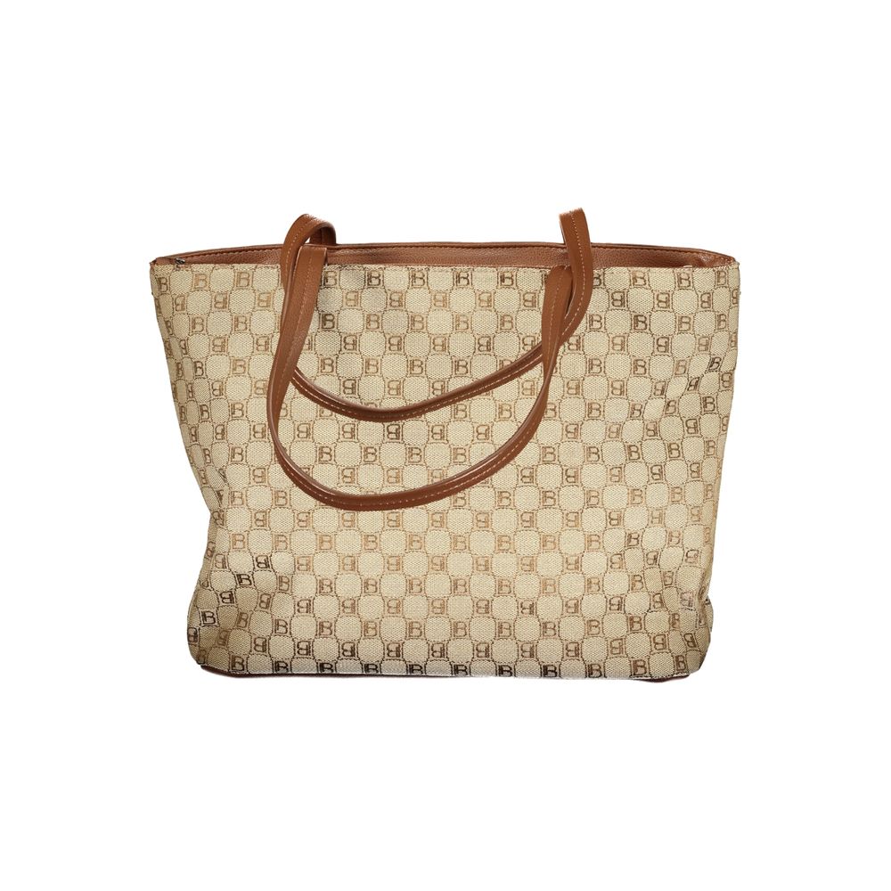 Laura Biagiotti Beige Polyester Women Handbag Laura Biagiotti
