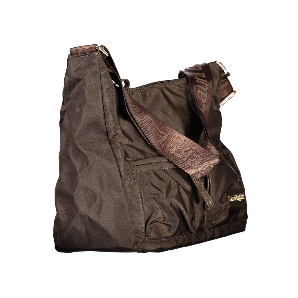 Laura Biagiotti Brown Polyester Women Handbag Laura Biagiotti