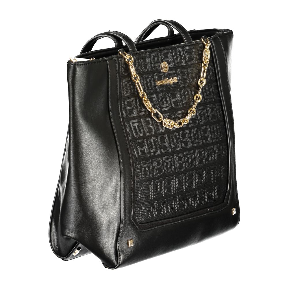 Laura Biagiotti Black PVC Women Handbag Laura Biagiotti