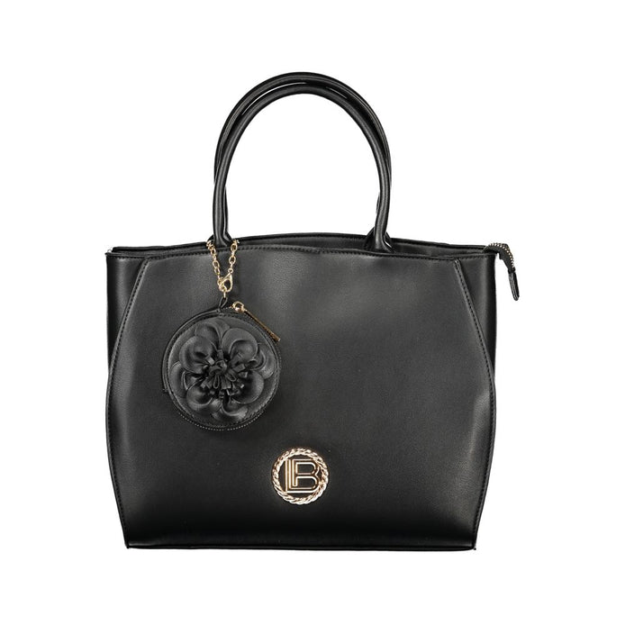 Laura Biagiotti Black PVC Women Handbag Laura Biagiotti