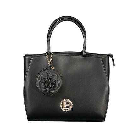 Laura Biagiotti Black PVC Women Handbag Laura Biagiotti