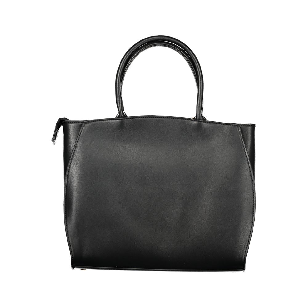 Laura Biagiotti Black PVC Women Handbag Laura Biagiotti
