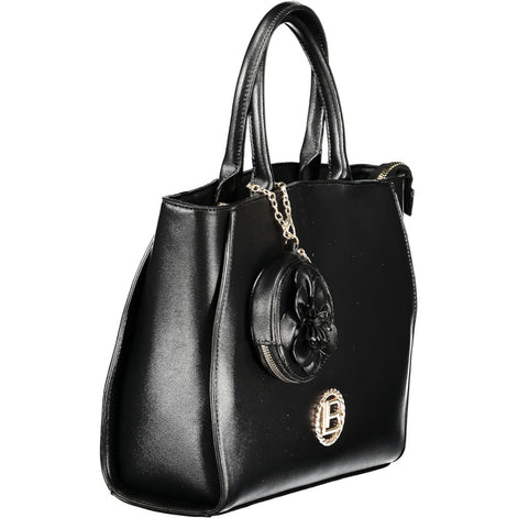 Laura Biagiotti Black PVC Women Handbag Laura Biagiotti