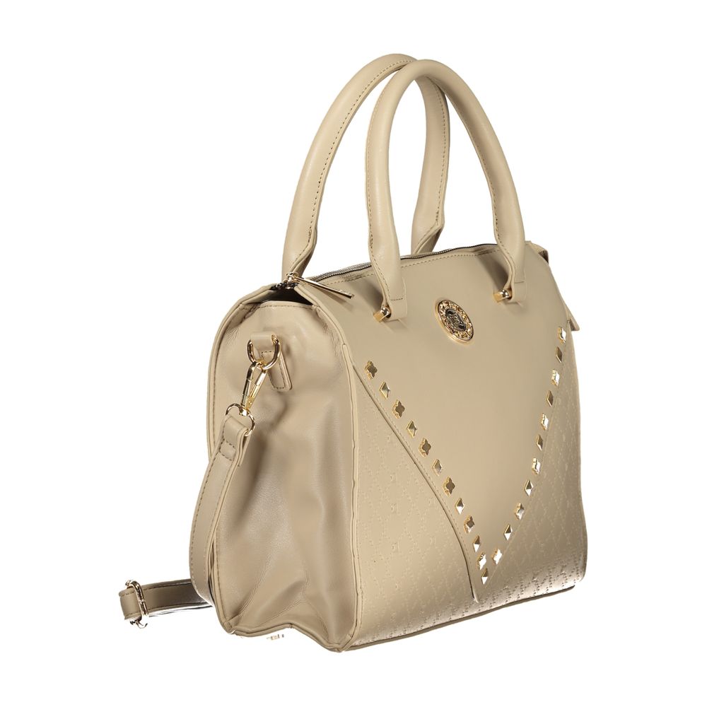 Laura Biagiotti Beige PVC Women Handbag Laura Biagiotti