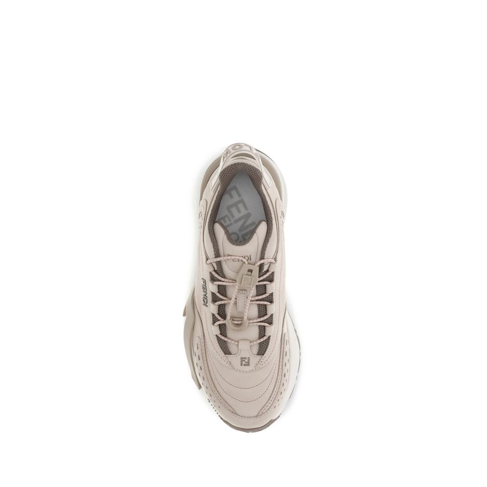 Fendi Cream Rubber Athletic Sneakers Fendi