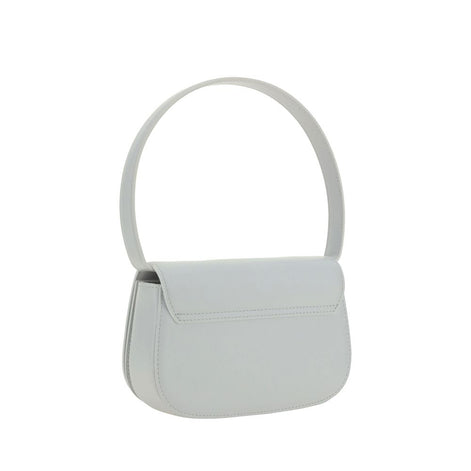 Diesel White Calf Leather Bos Taurus Shoulder Bag Diesel