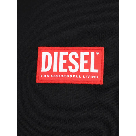 Diesel Black Cotton Sweatshirt Diesel