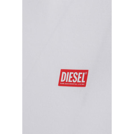 Diesel White Cotton T-Shirt Diesel