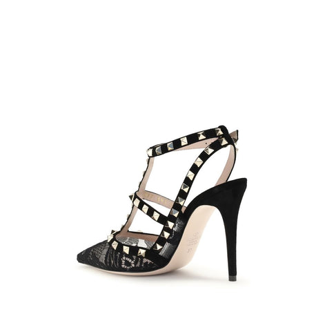 Valentino Garavani Black Polyamide Platform Pumps Valentino Garavani