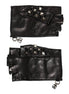 Dolce & Gabbana Black Leather Studded Fingerless Hand Mitten Men Gloves Dolce & Gabbana