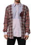 Dolce & Gabbana Multicolor Cotton Collared Checkered Shirt Dolce & Gabbana