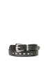 Etro Black Calf Leather Bos Taurus Regular Belt Etro