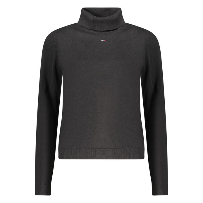 Tommy Hilfiger Black Cotton Women Sweater Tommy Hilfiger